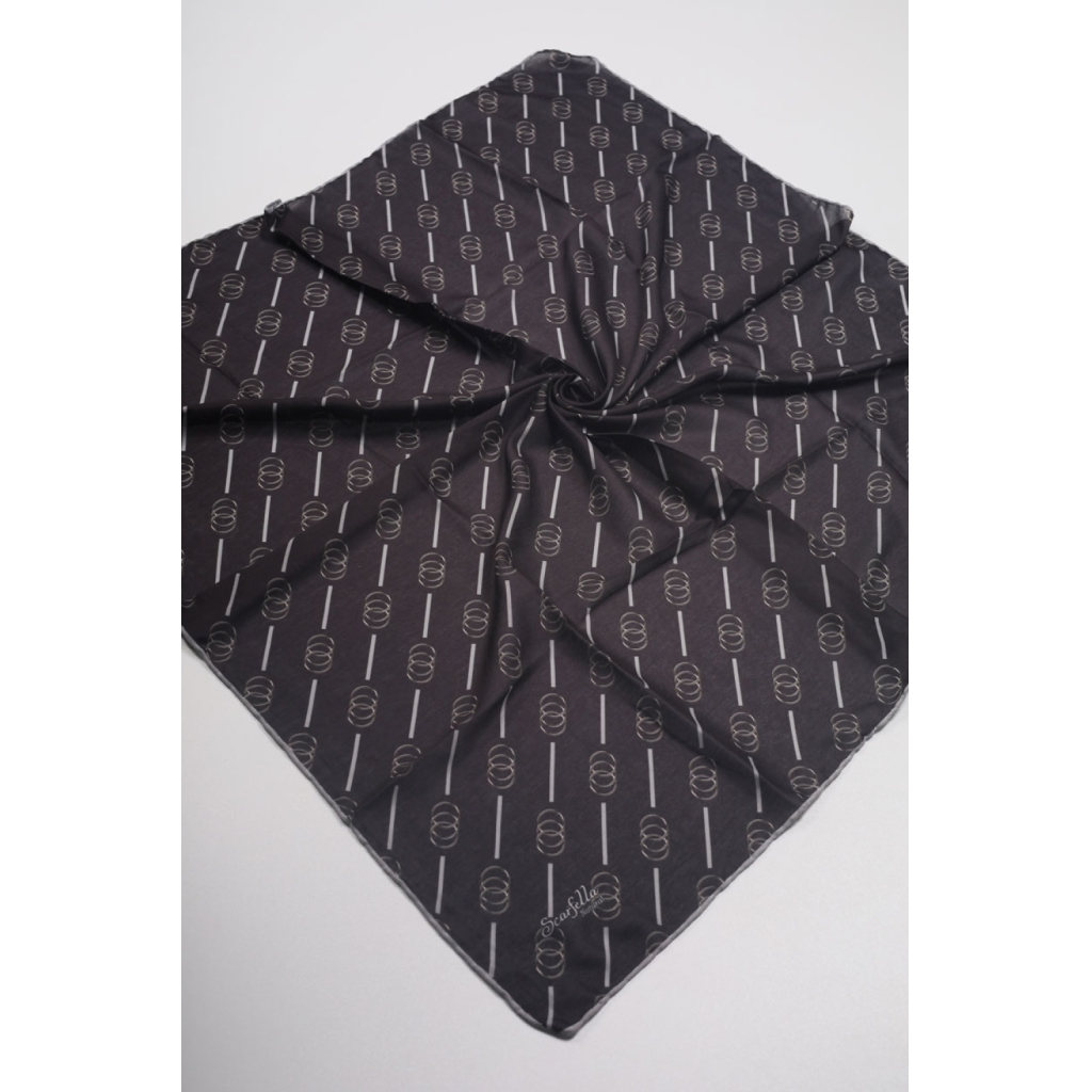 Scarfella Soft El Dikişli Eşarp Desen-254