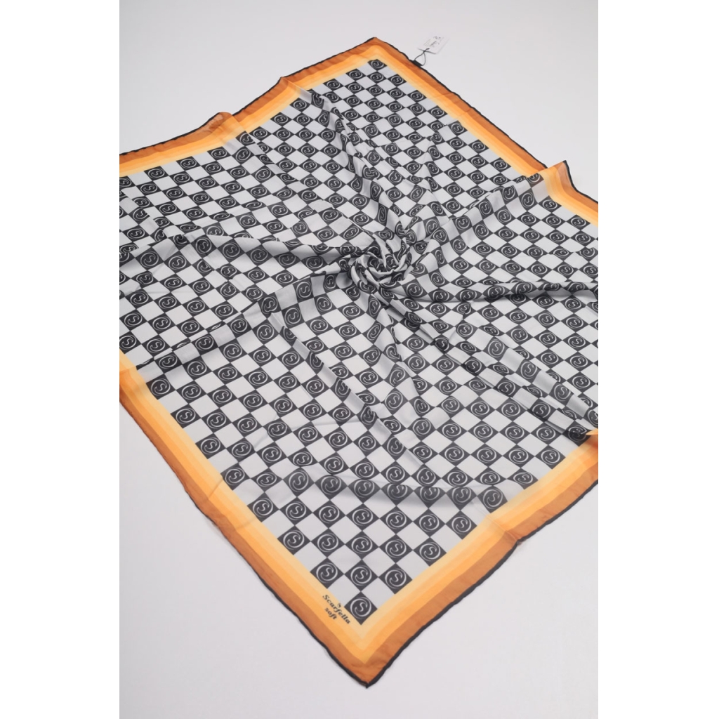 Scarfella Soft El Dikişli Eşarp Desen-273