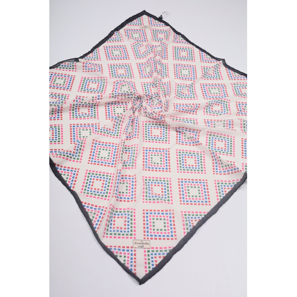Scarfella Soft El Dikişli Eşarp Desen-274