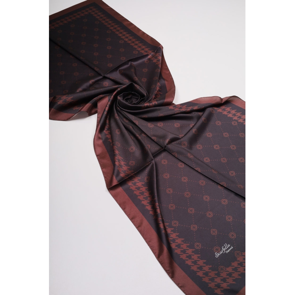 Scarfella Desenli Diamond Şal - Desen-01