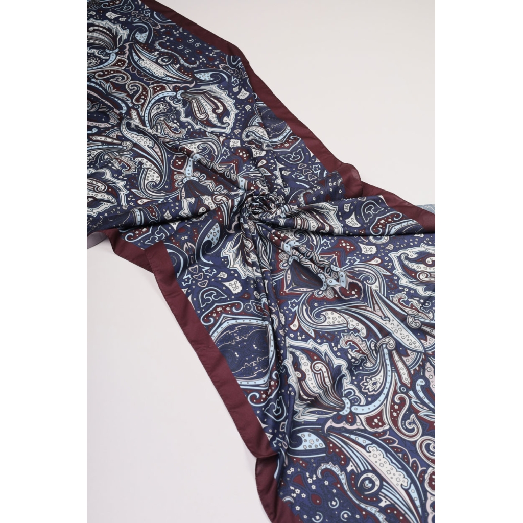 Scarfella Desenli Silk Licra Şal - Desen-03