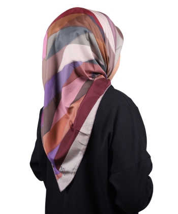 Scarfella Desenli Sport Tivil Eşarp - Desen-07