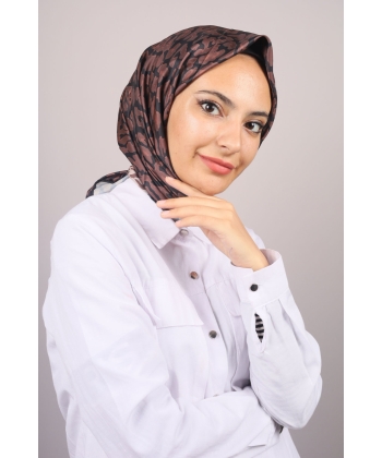 Scarfella Dijital Tivil Eşarp - Desen-83