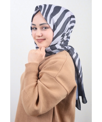 Scarfella Desenli Dijital Soft Şal - Desen-02