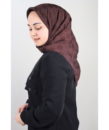 Scarfella Kendinden Desenli Viskon Eşarp - Desen-02