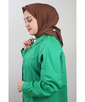 Scarfella Düz Renk Pamuk Caz Eşarp - Desen-01