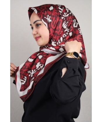 Scarfella Desenli Trend Tivil Eşarp - Desen-04