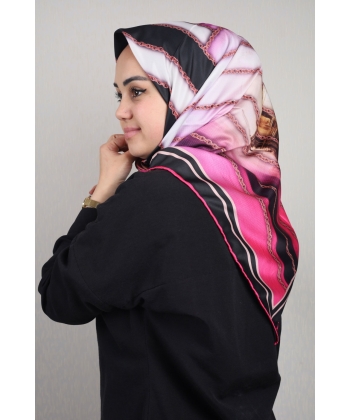 Scarfella Desenli Trend Tivil Eşarp - Desen-05