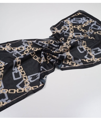 Scarfella Desenli Naturel Şal - Desen-09