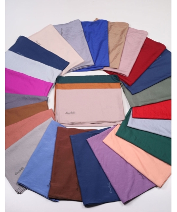 Scarfella Düz Renk Birisa Şal - Desen-01