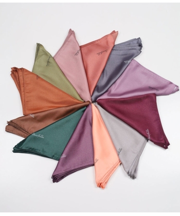 Scarfella Düz Renk Kristal Eşarp - Desen-01