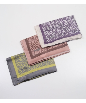 Scarfella Desenli Naturel Şal - Desen-11