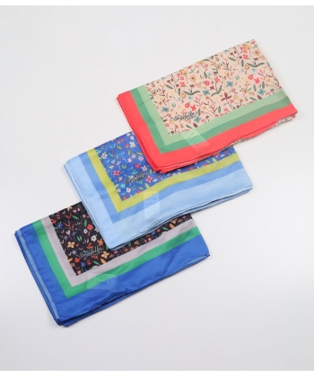 Scarfella Desenli Naturel Şal - Desen-12