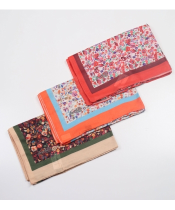 Scarfella Desenli Naturel Şal - Desen-13