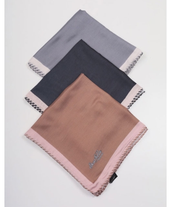 Scarfella Soft El Dikişli Eşarp Desen-199