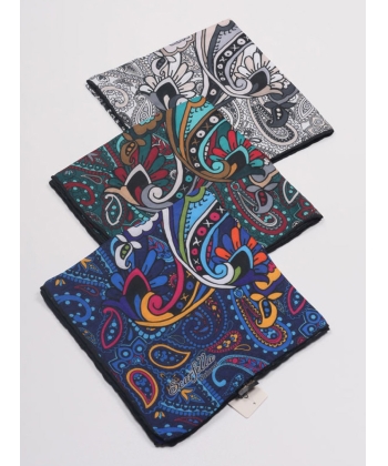 Scarfella Soft El Dikişli Eşarp Desen-214