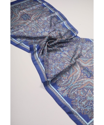 Scarfella Desenli Angel Vual Saten Şal - Desen-02