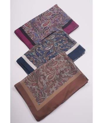 Scarfella Desenli Naturel Şal - Desen-23