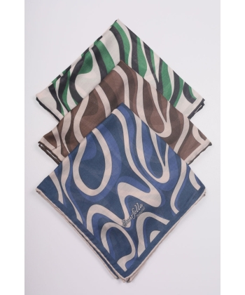 Scarfella Soft El Dikişli Eşarp Desen-229