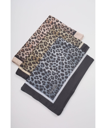 Scarfella Desenli Naturel Şal - Desen-29