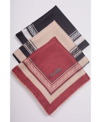 Scarfella Soft El Dikişli Eşarp Desen-245