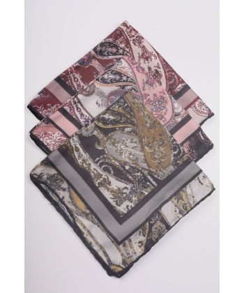 Scarfella Soft El Dikişli Eşarp Desen-250