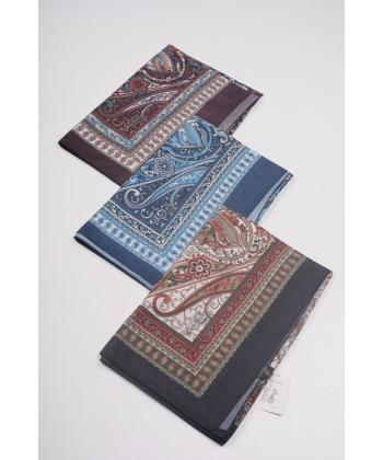 Scarfella Desenli Naturel Şal - Desen-35