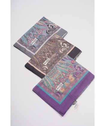 Scarfella Desenli Naturel Şal - Desen-42