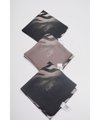 Scarfella Dijital Soft Eşarp - Desen-48