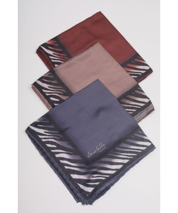 Scarfella Soft El Dikişli Eşarp Desen-261