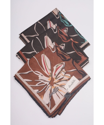 Scarfella Soft El Dikişli Eşarp Desen-264