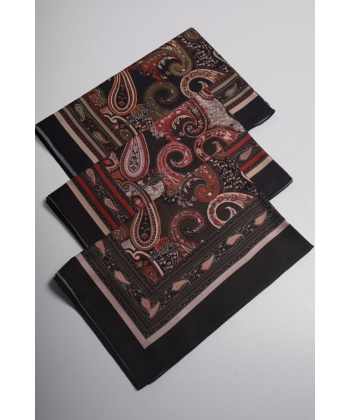 Scarfella Desenli Silk Licra Şal - Desen-01