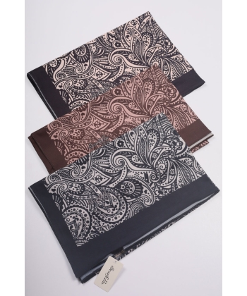 Scarfella Desenli Silk Licra Şal - Desen-02