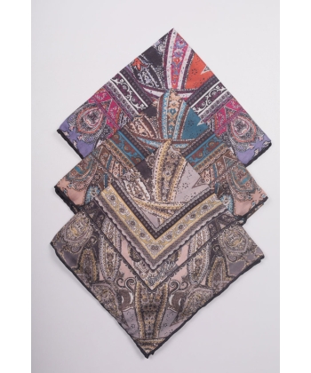 Scarfella Soft El Dikişli Eşarp Desen-285