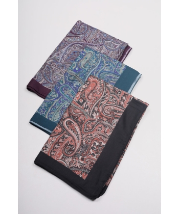 Scarfella Desenli Naturel Şal - Desen-51