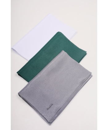 Scarfella Düz Renk Pırıltı Şal - Desen-02