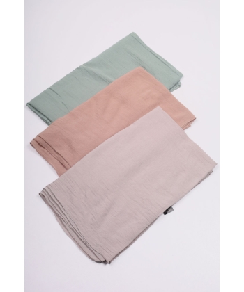 Scarfella Düz Renk Olay Şal - Desen-01