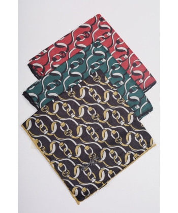 Scarfella Soft El Dikişli Eşarp Desen-298