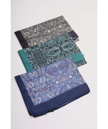 Scarfella Desenli Naturel Şal - Desen-55