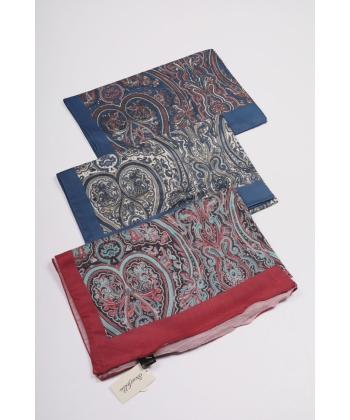 Scarfella Desenli Naturel Şal - Desen-58