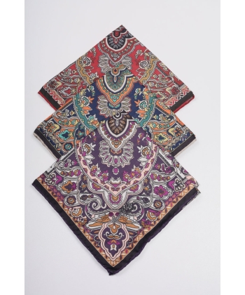 Scarfella Soft El Dikişli Eşarp Desen-300