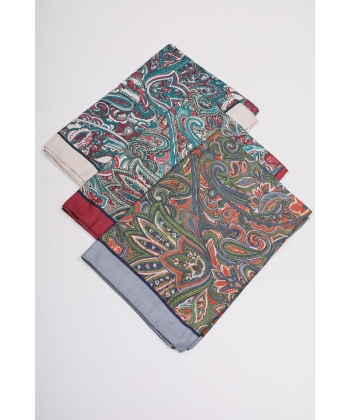 Scarfella Desenli Naturel Şal - Desen-65