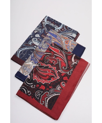 Scarfella Desenli Silk Licra Şal - Desen-03