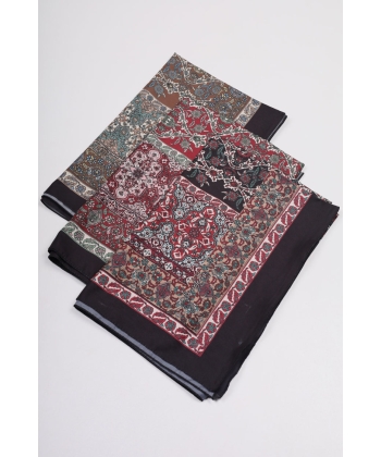 Scarfella Desenli Silk Licra Şal - Desen-05