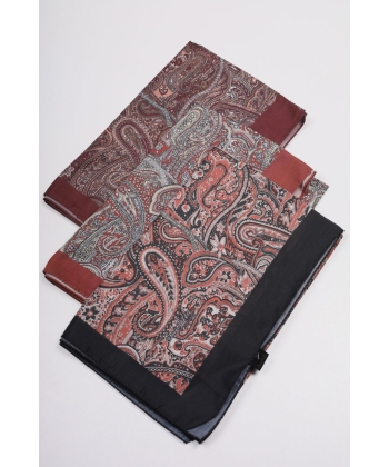 Scarfella Desenli Naturel Şal - Desen-68