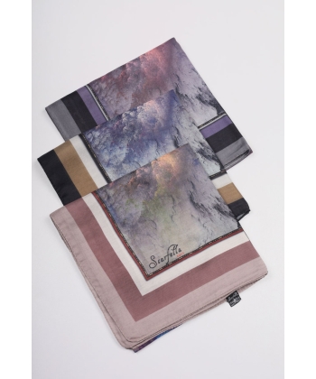 Scarfella Dijital Soft Eşarp - Desen-62